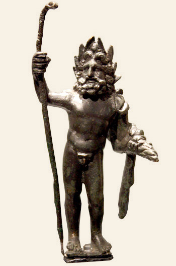 Statuetta in bronzo di Giove