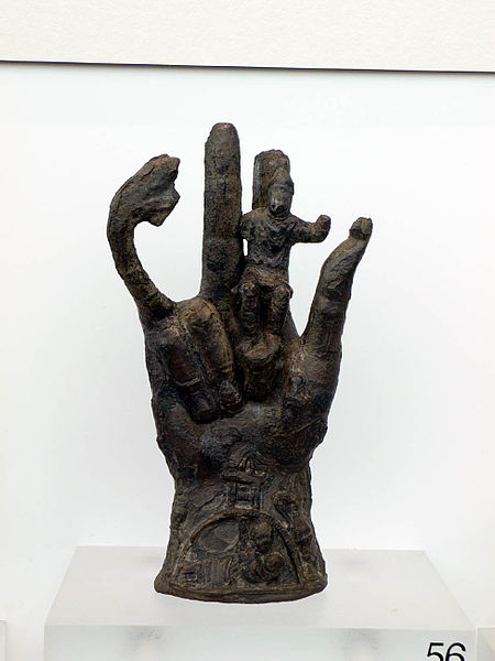 Mano in bronzo di Sabazio